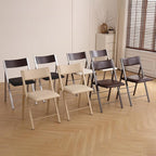 Folding Chairs with Cushion 2 Pack - Heavy Duty Steel Frame Foldable Dining Chairs, Waterproof Leather Indoor Outdoor Comfortable Folding Chairs for Home, Conference Rooms, Weddings, Events (Brown)