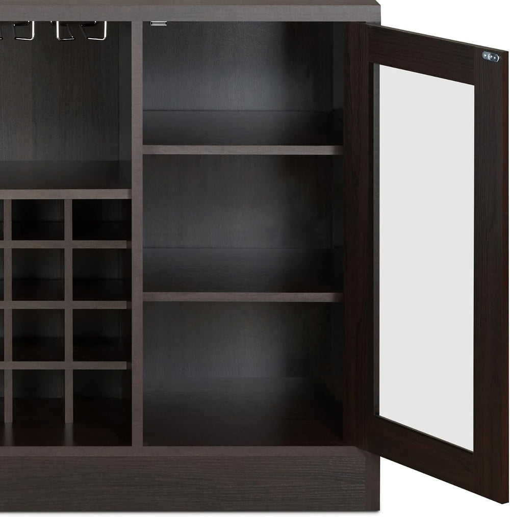 Wine Cabinet with Storage Drawers, Pantry Sideboard Locker for Kitchen Dining...