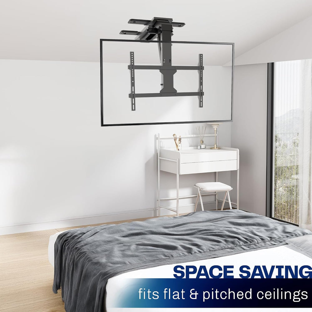 VIVO Black Electric Ceiling TV Mount for 37 to 70 in Screens, MOUNT-E-FD75C |...