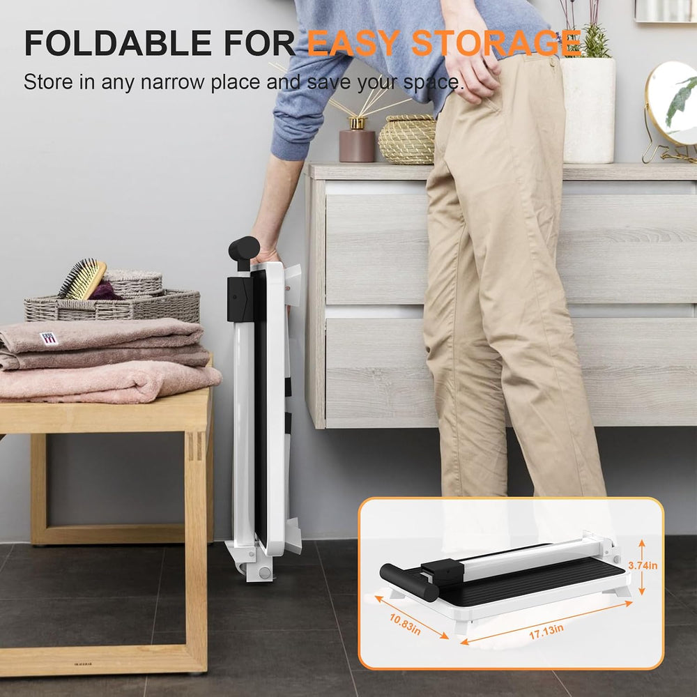 Step Stools for Adults, Foldable Step Stool with Handle for Elderly Seniors S...