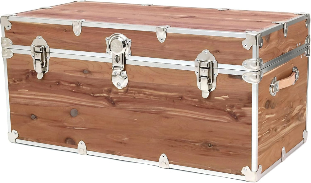 Rhino Knotty Cedar Large Chest, Coffee Table Storage Trunk, Bench | 32"L...