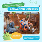 Kids Rocking Chair – Sensory Rocker for Kids Ages 3-8 – Calming Chair for Autism & Sensory Seating – Indoor Rocker for Focus, Relaxation & Quiet Time