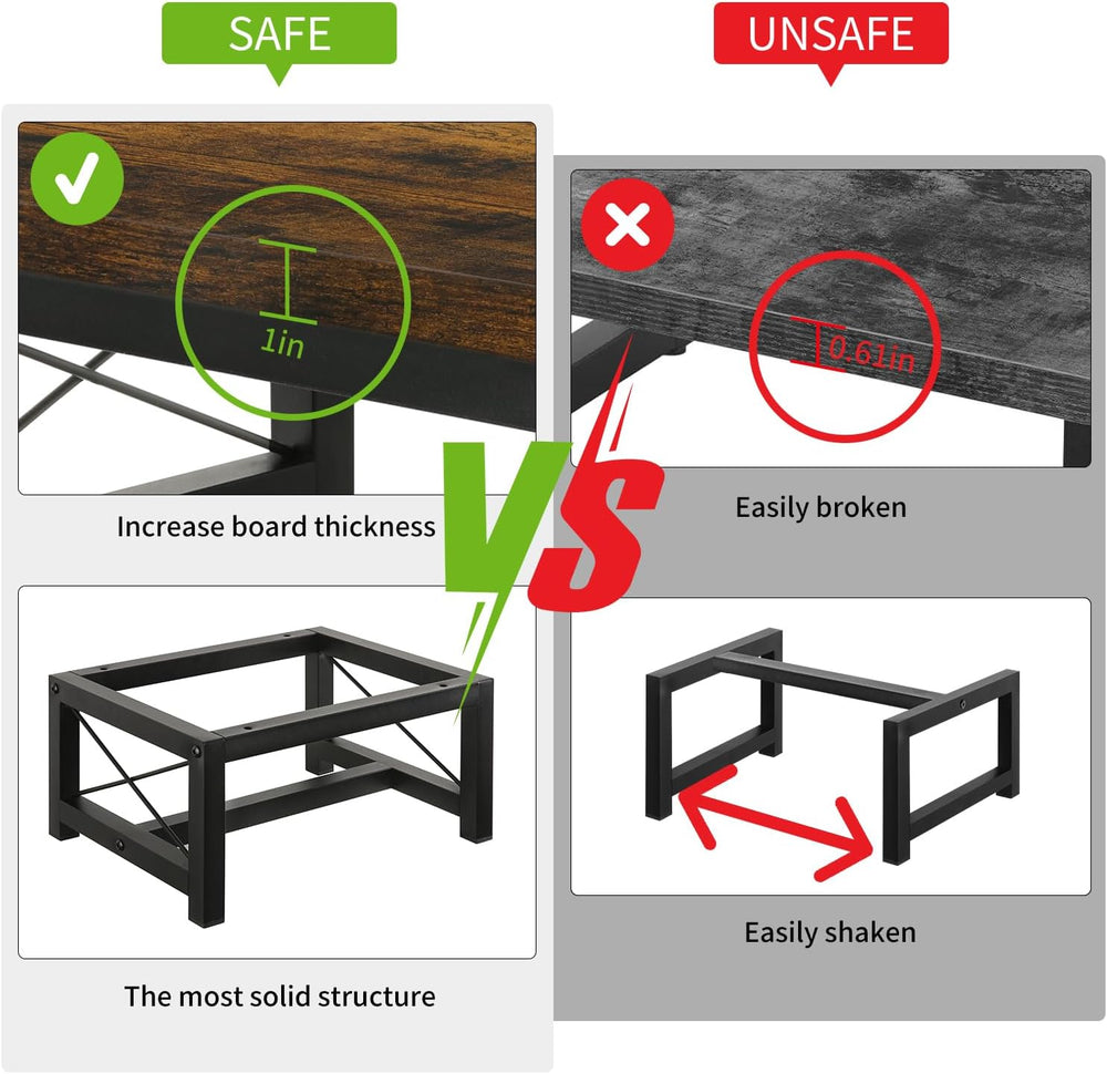 Wooden Step Stool for Adults, Heavy Duty Step Stool for High Bed with Non-Sli...