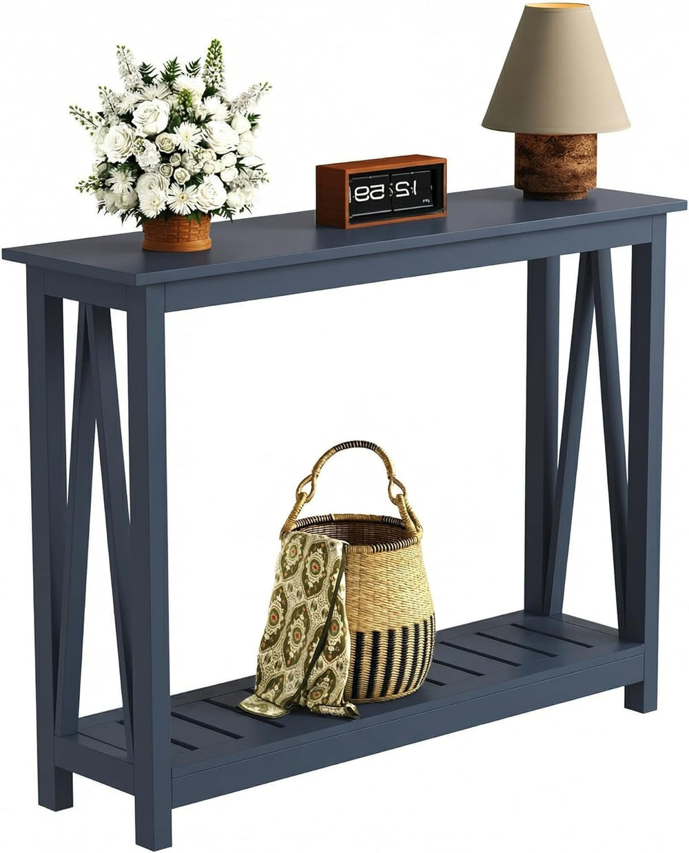 ChooChoo Farmhouse Console Table, Narrow Sofa Table for Entryway, 40 Inch | R...