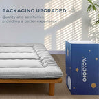 MAXYOYO Japanese Floor Mattress Futon Mattress, 4" Thicken Tatami Mat Sleeping Pad Foldable Roll Up Mat Boys Girls Dormitory Pad Kids Floor Lounger Pillow Bed, Charcoal Grey, Queen Size