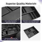 Center Console Organizer Compatible with 2023 2024 2025 Honda Pilot & 2024 2025 Ridgeline & 2024 2025 2026 Honda Passport Accessories Armrest Console Organizer Armrest Organizer Insert Tray (Black A)