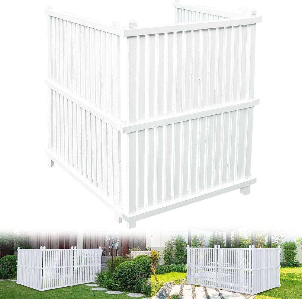 Air Conditioner Fence 48" W X 48" H Trash Can Fence Pool Equipment ...