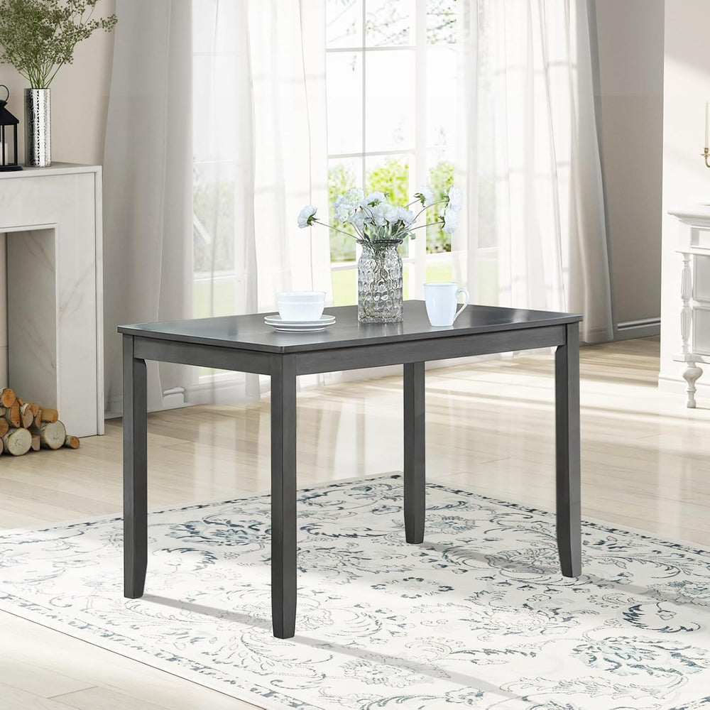 Knocbel Classic 4-Person Dining Table for Small Space, Wooden Apartment Condo...