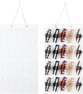 Claw Clip Organizer, 5 Tier Hanging Hair Clip Organizer, Hair Clips Holder for Wall, Door, Closet(NO ACCESSORIES INCLUDED)