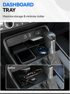 5PCS Center Console Organizer Tray for 2026 2025 2024 2023 Honda CRV Accessories, Armrest Storage Box and Drawer, Armrest Hidden Storage Box, Dashboard Organizer Tray and Cup Holder for Honda CRV