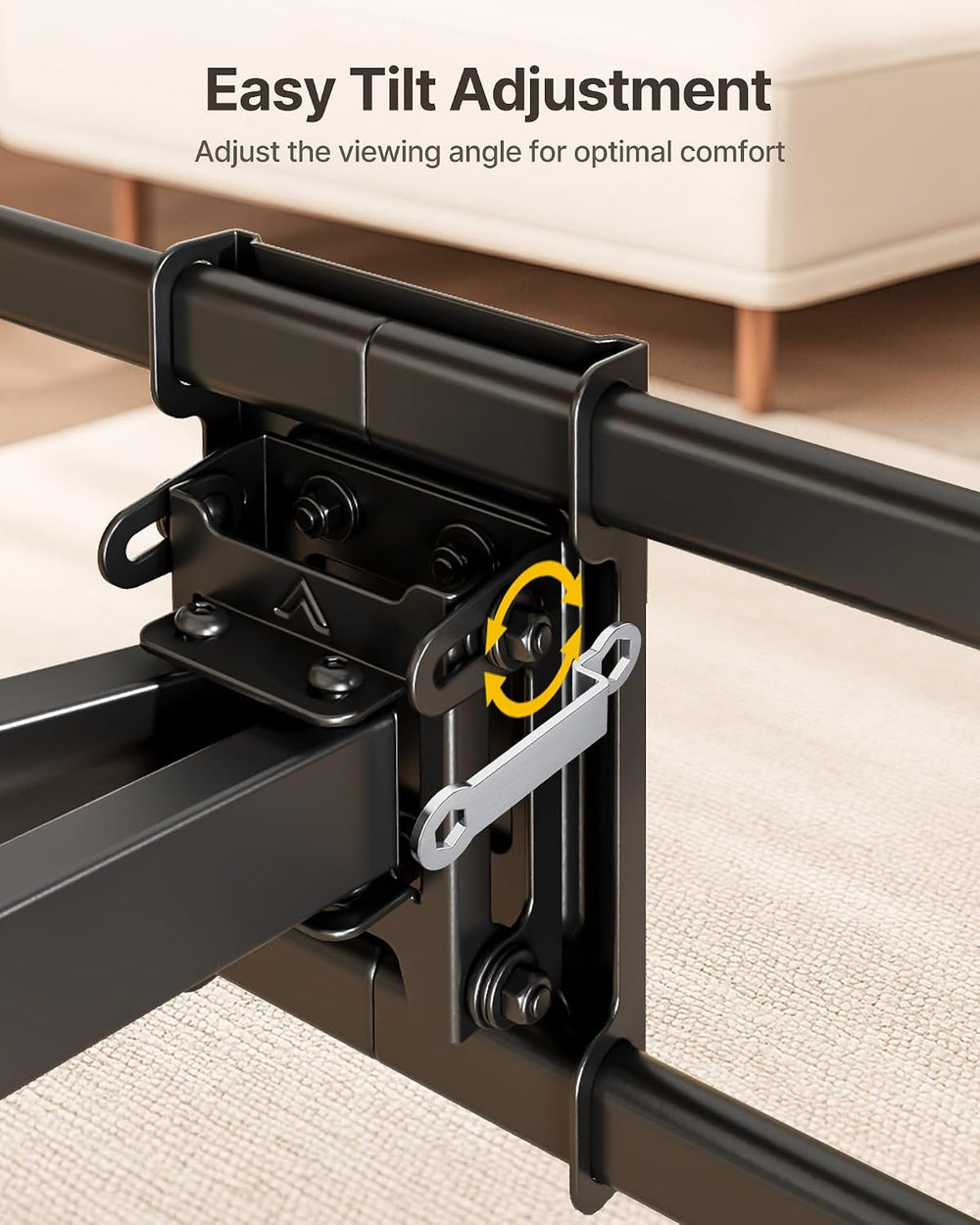 monTEK Heavy Duty Full Motion TV Wall Mount for 37-90 Inch TVs up to 165 lb |...