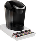 Mind Reader Single Serve Coffee Pod Drawer, 30 Pod Capacity, Countertop Organizer, 10.5"L x 12.75"W x 2.5"H, White