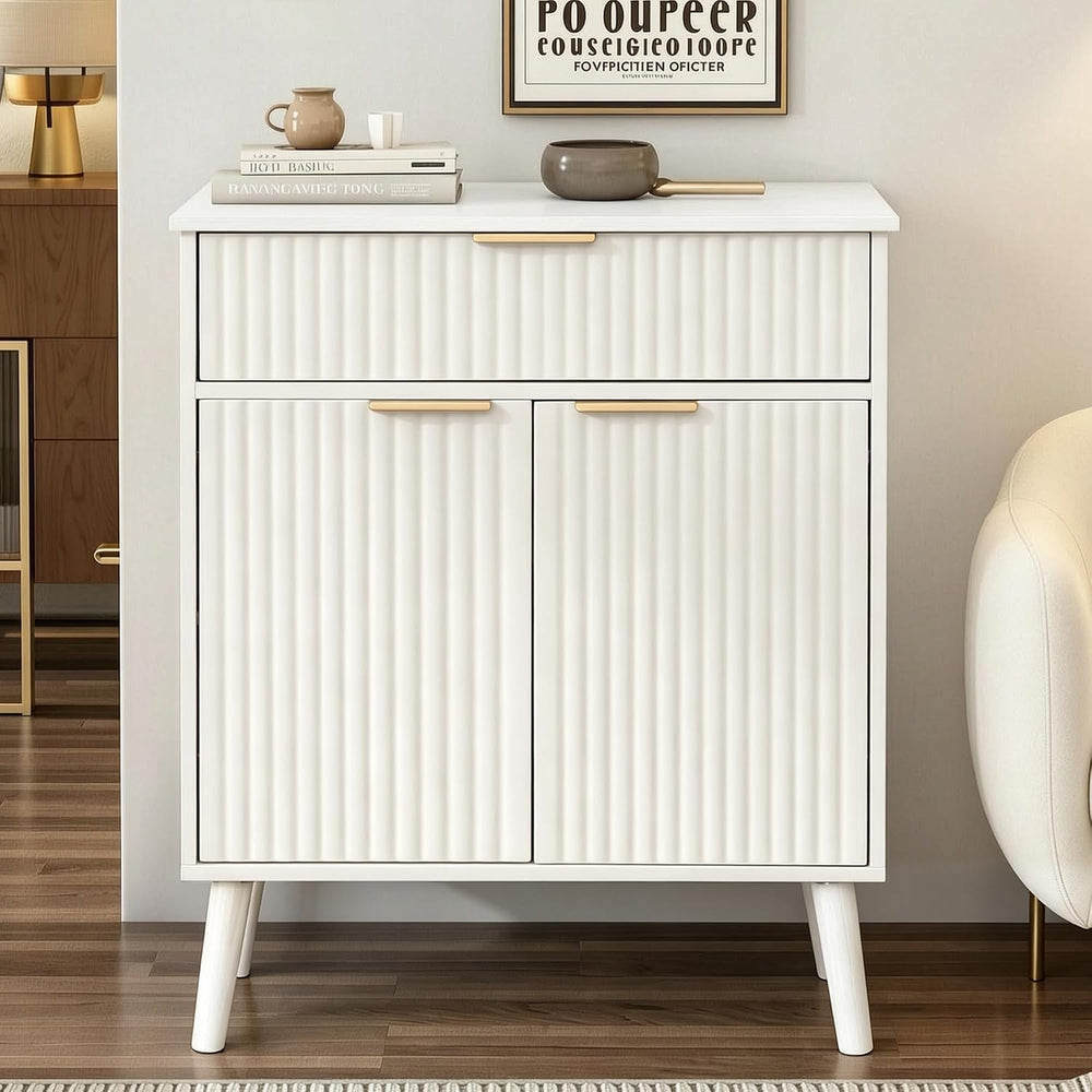 Buffet Cabinet Coffee Bar Cabinet | Size: 28.34 x 13.78 x 33.07 inch | Color:...