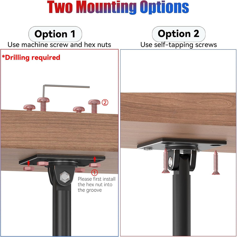 Under Cabinet Mount for Echo Show 15, Height Adjustable | Aluminum, Height Ad...