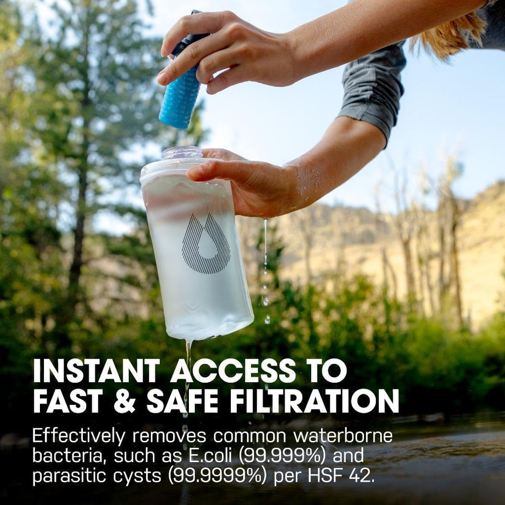 HydraPak PackFlask Harness Mounted Filtration Water Bottle (750ml)