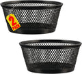 1InTheOffice Mesh Paper Clip Holder for Desk, Paperclip Holder, 2 Pack