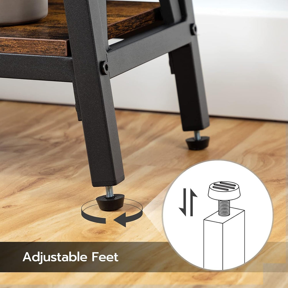 MAHANCRIS Console Table for Entryway, 63" Industrial Entryway Table, 2-T...