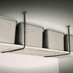 HyLoft Adjustable Garage Ceiling Mount Storage Rack Kit, Ceiling Shelving Mounts, 34 in. x 26 in., 80844-10, Hammertone