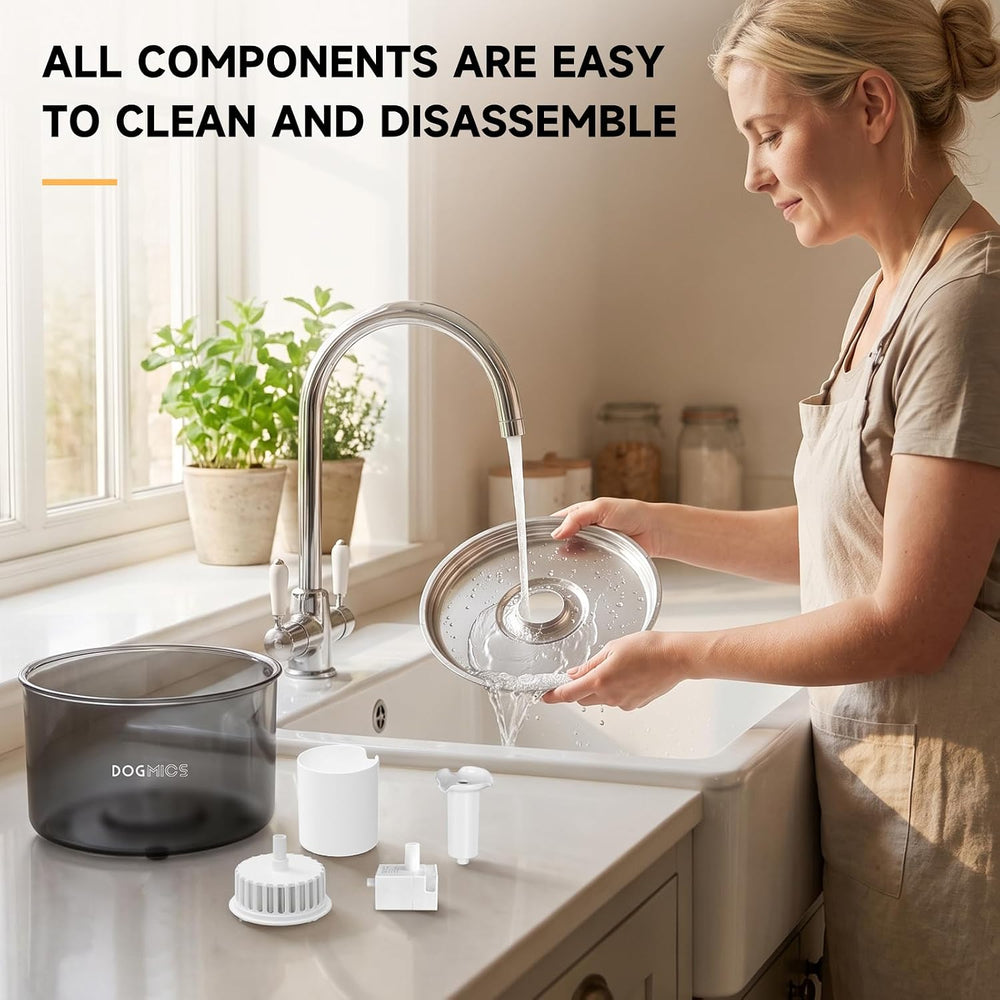 Cat Water Fountain Wastewater Separation 3.8L/128oz Dog Water Fountain