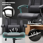 Ergonomic Office Chair High Back Desk Chair Height Computer Chair Big and Tall Office Chair with Adjustable Headrest and Lumbar Support Black