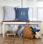 Signature Design by Ashley WhiteOwing Bench, 44.25" W x 16.25" D x4.25 H, White