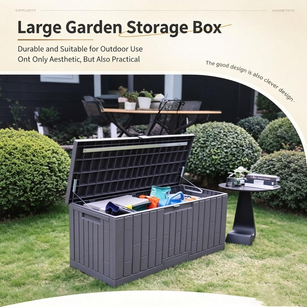 4.deck Boxes Outdoor Waterproof, Package Delivery Boxes For Outside, Features...
