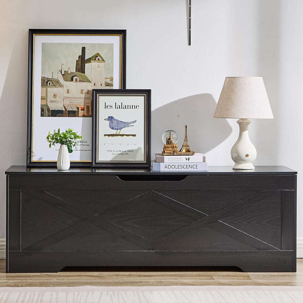 55.1" Storage Bench,Storage Chest for Entryway, Mudroom & Bedroom | ...