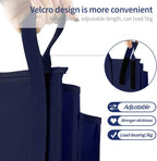 Bseash Bunk Bed Organizer, Bedside Caddy Hanging Bed Organizer Storage Bag 8 Pockets, for College Dorm Rooms Bed, Hospital Bed, Baby Bed Rails, 600D Oxford Cloth (Navy Blue)