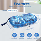 YOUSHARES Insulin Cooler Travel Case - Diabetic Insulated Organizer Portable Cooling Bag for Medication Cooling Insulation, Insulin Pen Case with 2 TSA Approved Cooler Ice Pack (Quicksand Gold)