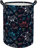 Game Laundry Basket Boys Kids Baby Laundry Hamper Dirty Clothes Organizer Storage Bin Nursery Hamper for Bedroom Room Decor(Game)