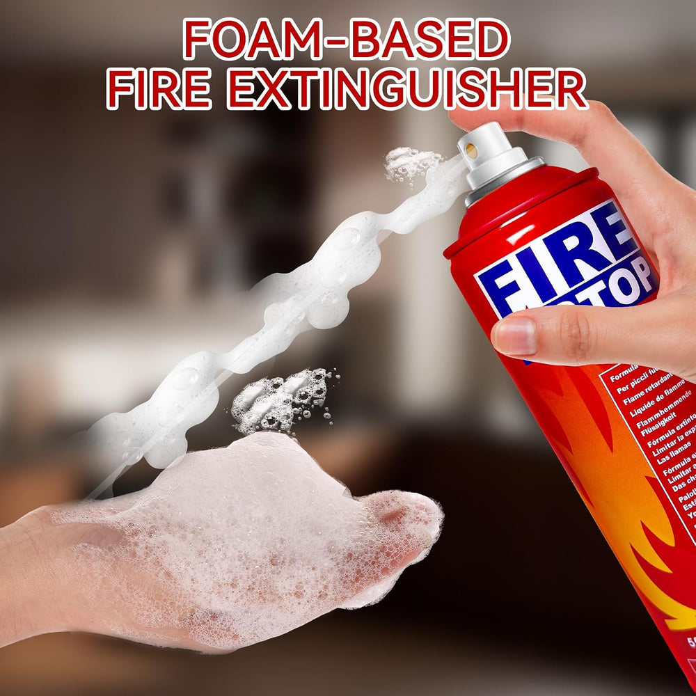 2/4-Pack Fire Extinguisher with Mount Brackets，Portable for Home Kitchen Car ...