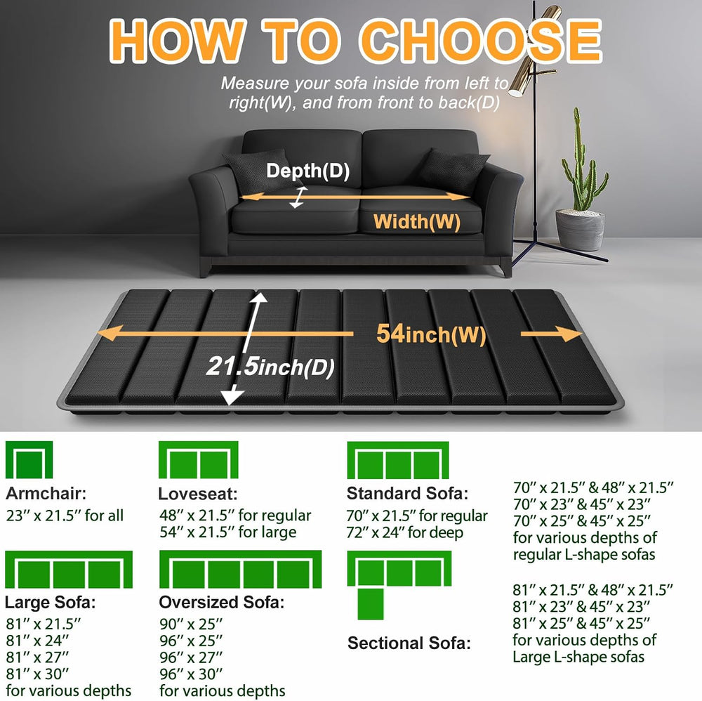 LAVEVE Heavy Duty Couch Cushion Support Board for Sagging Sofa, 21.5''...