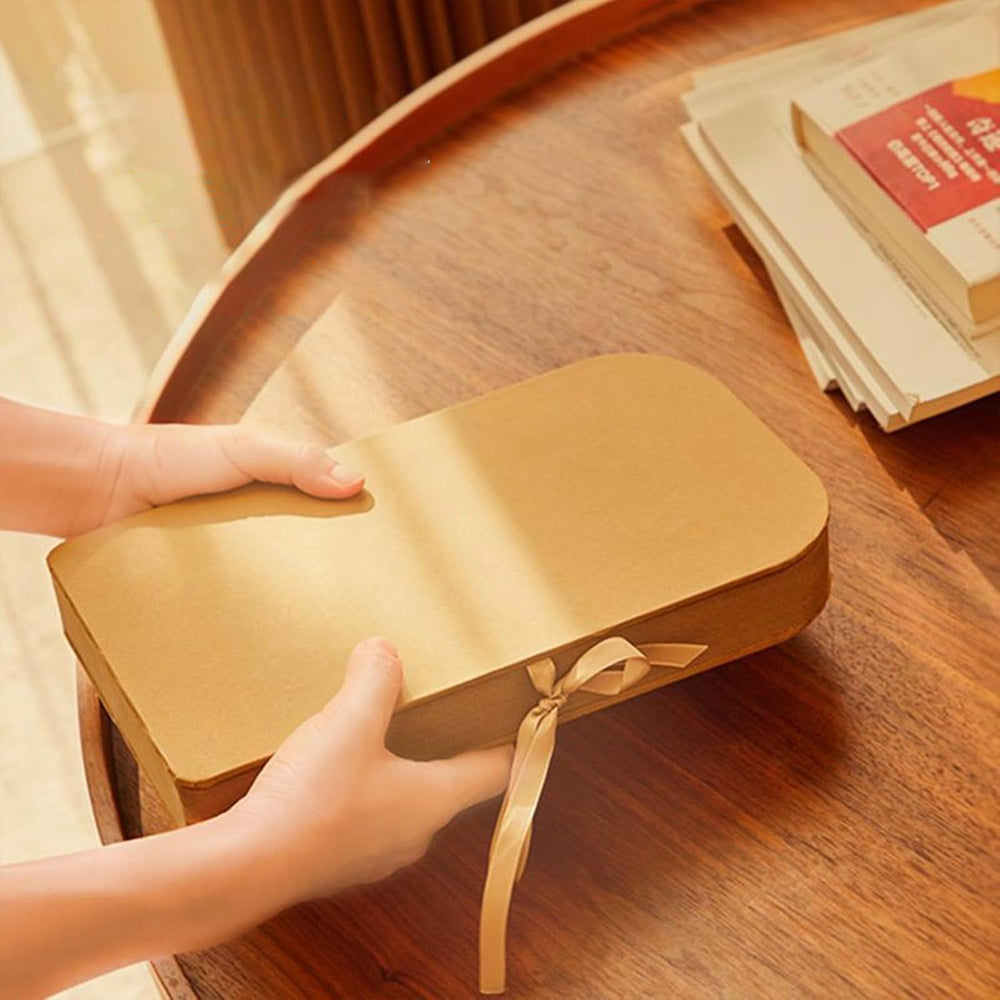 Paper Folding Stool with PU Cushion Folding Paper Chair Furniture for Home Po...