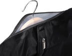 Univivi Garment Bag Suit Bag for Storage and Travel, 43 Inch, Set of 5 | Travel Bag with Zipper and Visible Transparent Window, Oxford Fabrics, Foldable Washable Suit Cover for Jacket, Suits, Coats