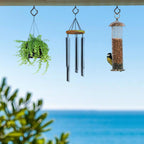 35 PCS Eye Screw Hooks for Hanging Heavy Duty with Safety Buckle.Metal Ceiling Hooks for Hanging Plants,Cup,Wind Chime,Bird Feeders,Christmas String Lights at Indoor&Outdoor,2.36 Inches Black