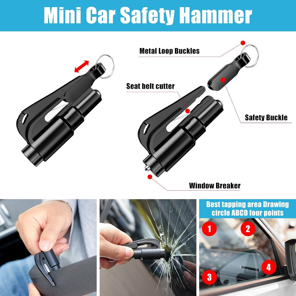 Car Roadside Emergency Kit, Portable Car Safety Kit Car Kits for Emergency, B...