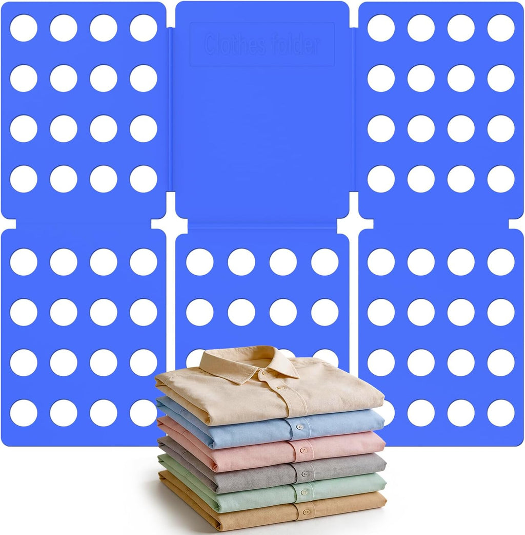 Mini Clothes Folding Board Compact Portable Shirt Folder | Space-Saving, Folding Tool for Home or Travel