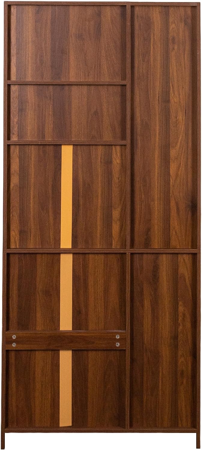 KEIKI 70.87" H Tall Kitchen Pantry Storage Cabinet with Countertop, Glas...