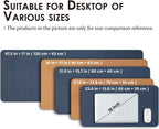 Cork Desk Mat - Dual-Sided Desk Pad for Office and Home - Desk Organization and Accessories - Ideal for Large Mouse Pad and Desk Mats on Top of Desks(Dark Blue,90cmx 43cm)