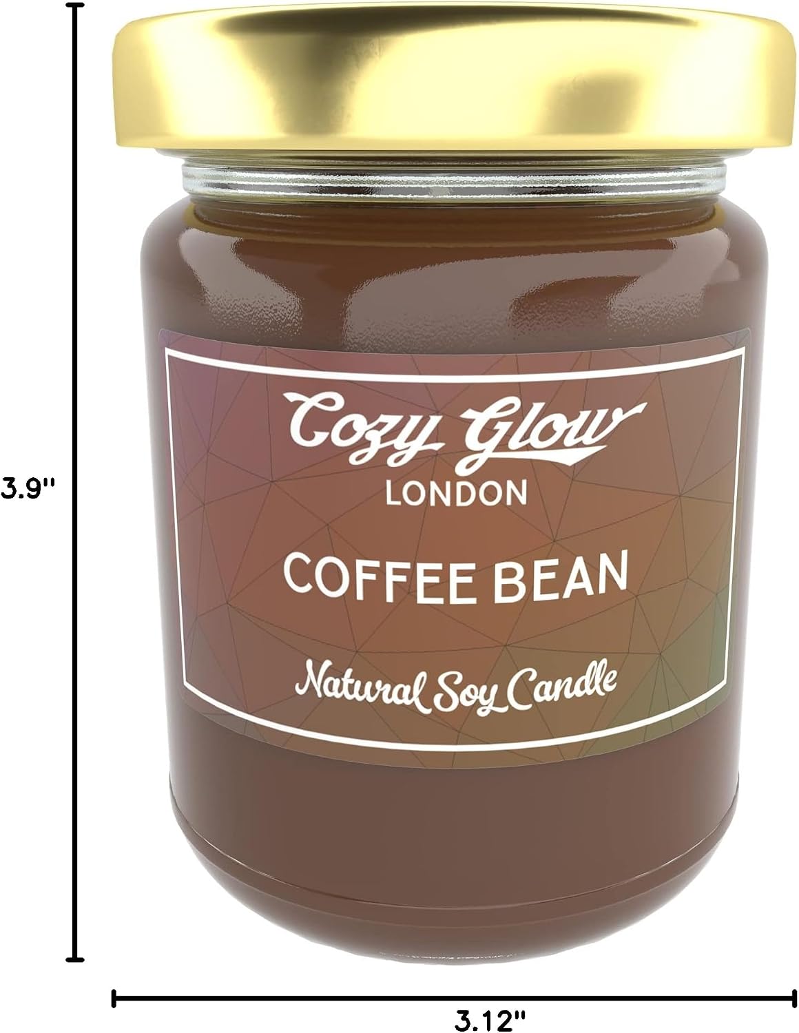 Cozy Glow Coffee Bean Large Soy Candle