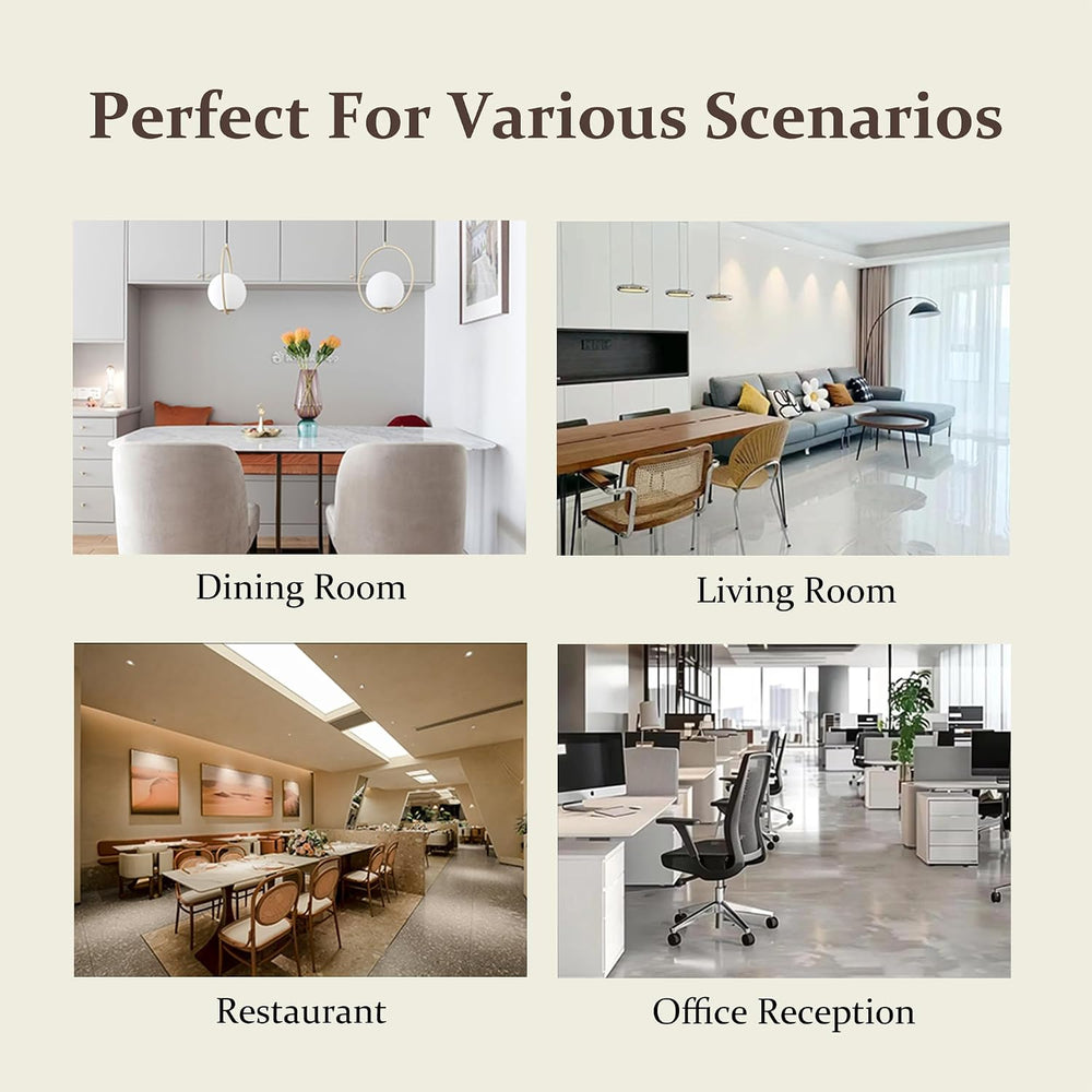 Modern Dining Chairs, Fabric Upholstered Accent Kitchen Chairs with Comfy Pad...