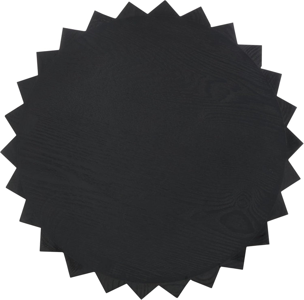 SAFAVIEH Home Collection Arashi Black Round Cylinder Pedestal End Table (Full...