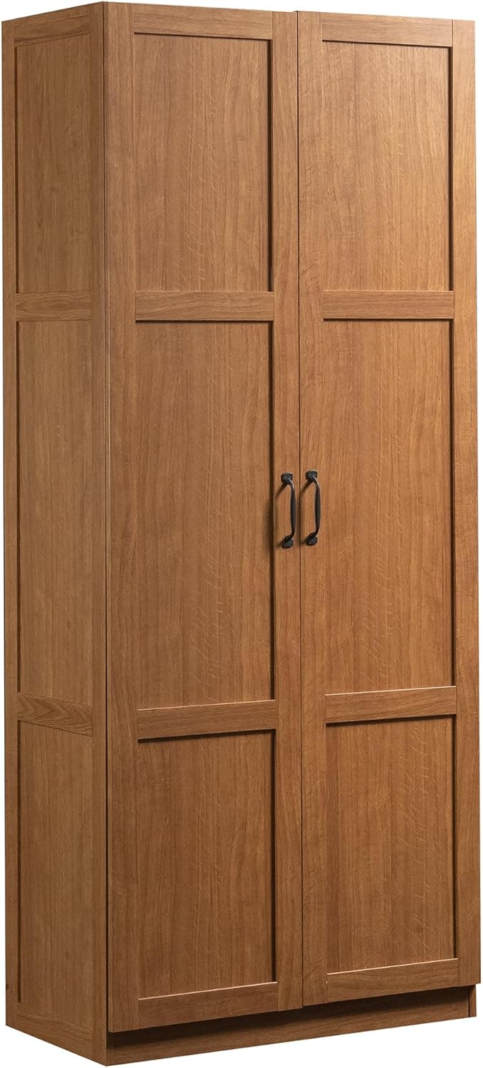 Sauder Select Storage Cabinet, Pantry Cabinet Kitchen Storage with Adjustable...