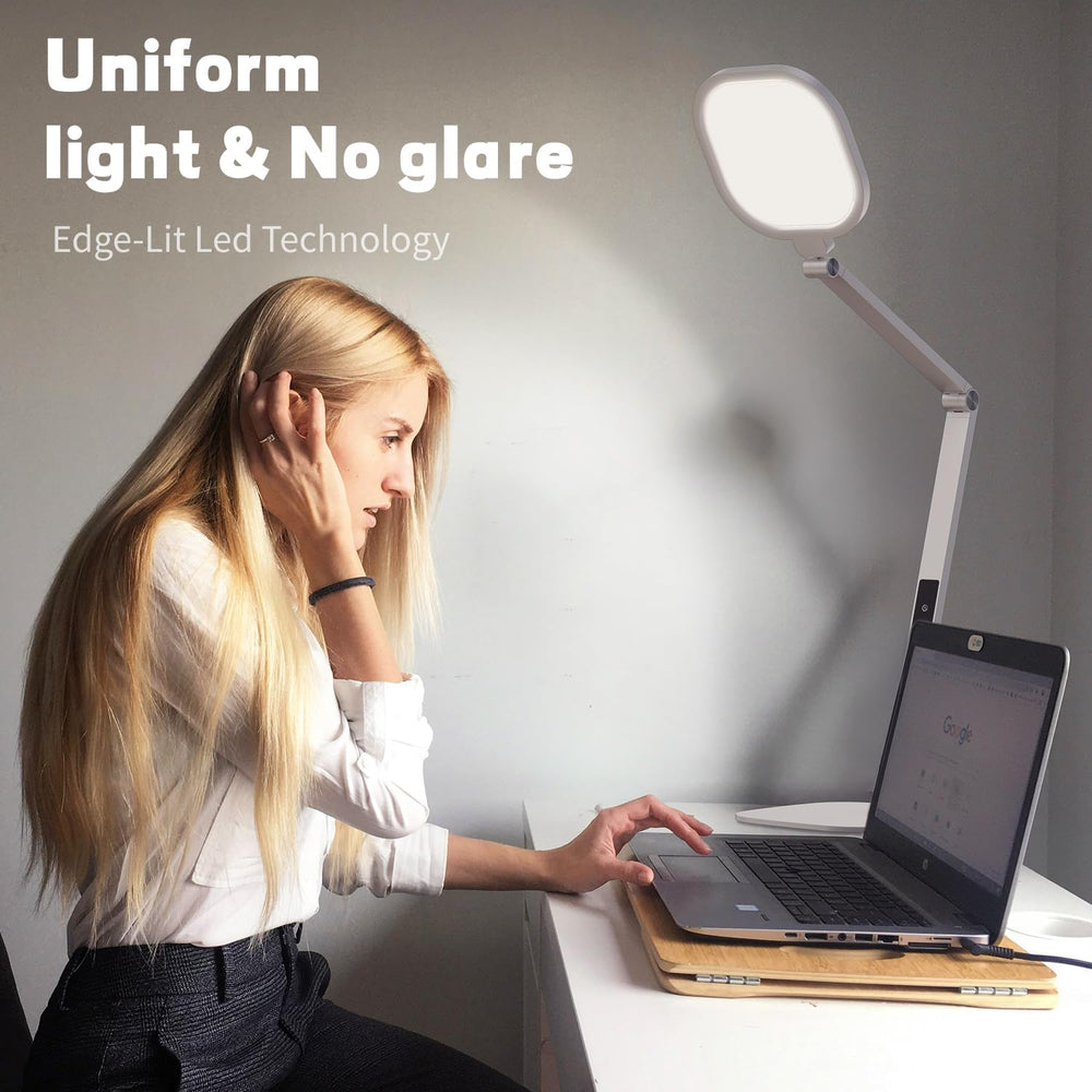 LitONES LED Desk Lamp for Home Office, Soft Edge-lit Design - Modern Style