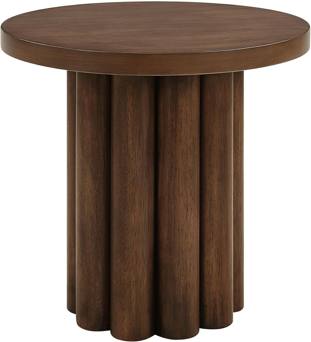 roomfitters Loanna Wooden Color Finish End Table, Traditional Shaker Style Si...