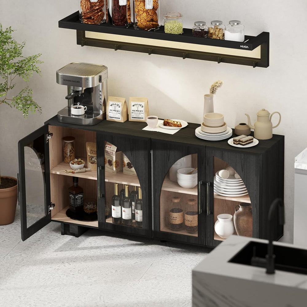 JOINICE Sideboard Buffet Cabinet with Storage,63” Modern Accent Console Cabin...
