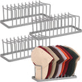 Hat Organizer for Baseball Caps - 4 Pack Space Saving Hat Stand Hold 40 Caps - Premium Metal Hat Rack for Baseball Caps Display & Organizer - No Install Hat Holder for Closet