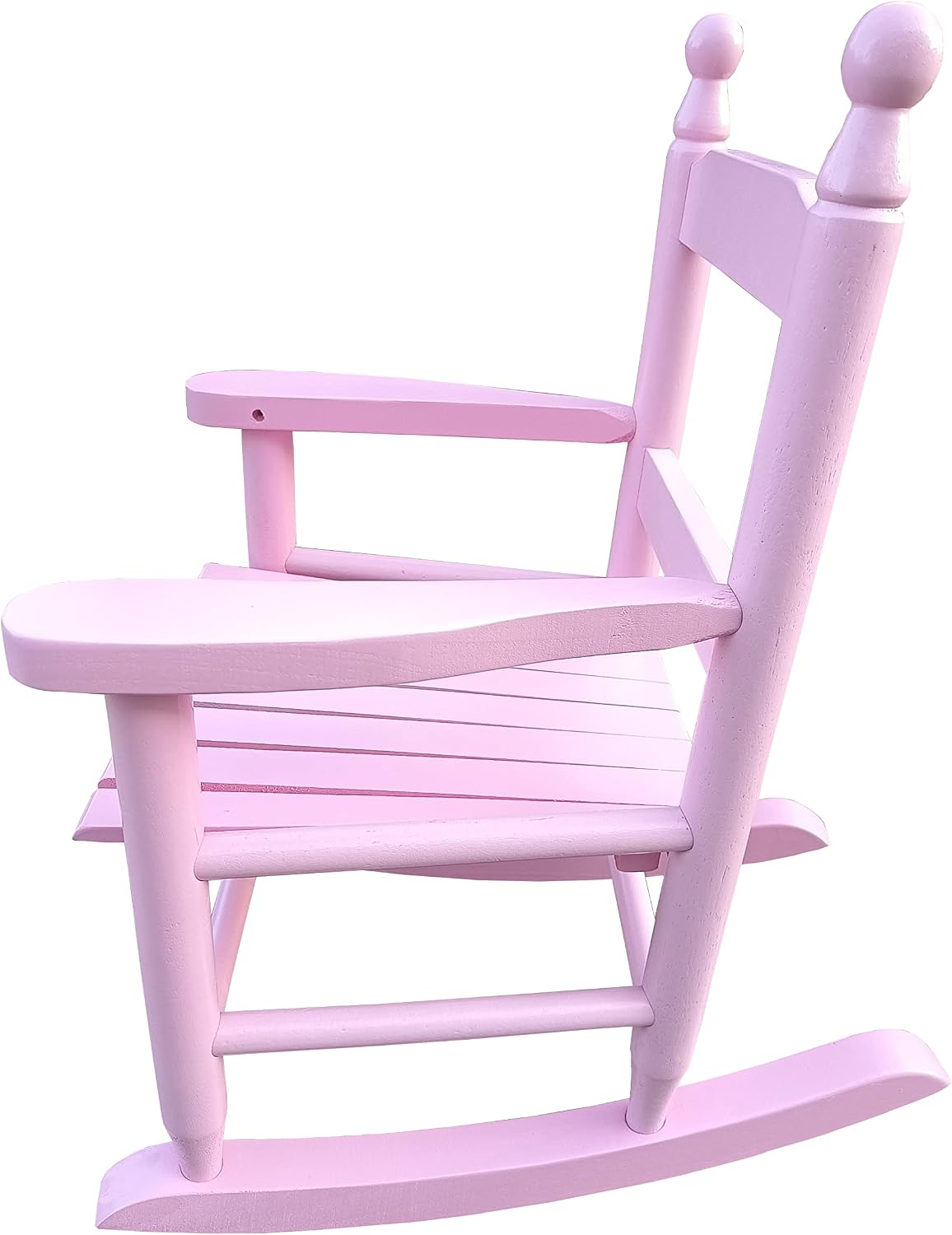 Kids' Rocking Chairs, Childrens Rocking Chair, Wooden Classic Rocker Chair Indoor Outdoor for Youth/Childs/Childrens Porch Rocker Chair for Living Room,Bedroom,Balconies, Porches (Pink)