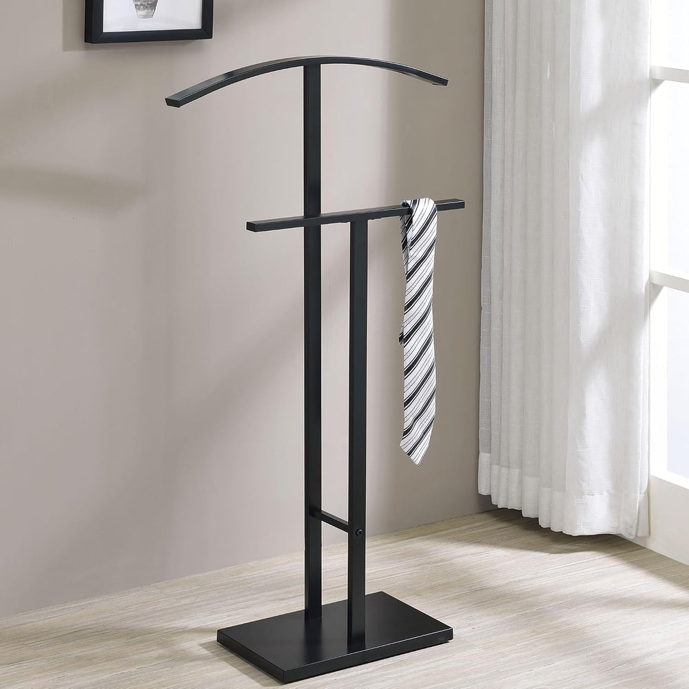 Kings Brand Furniture Dossi Modern Metal Suit Valet Stand, Clothes Rack Organ...