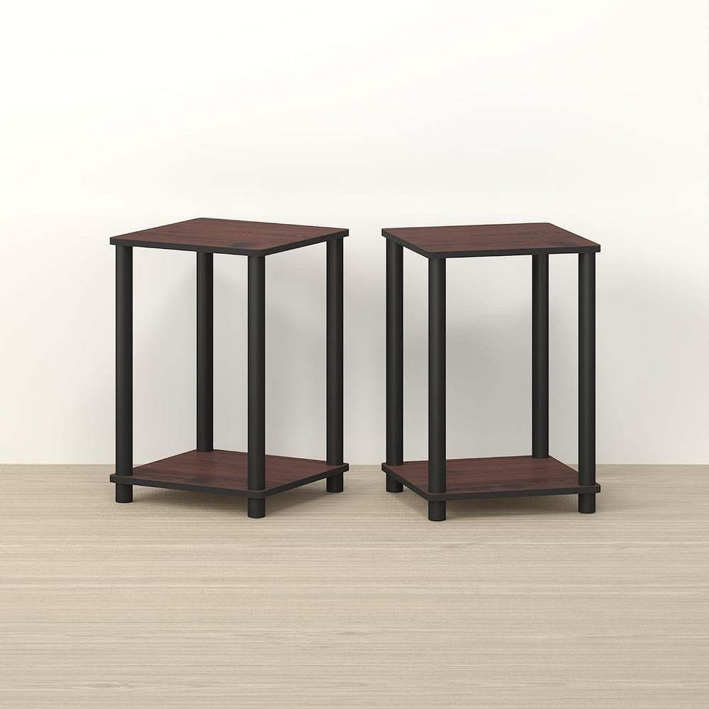 Handa 2-Tier Side Table, Set of 2 End Table, Night Stand, for Living Room, Be...